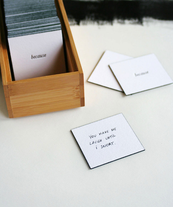 Letterpress love note - Wedding stationery ideas
