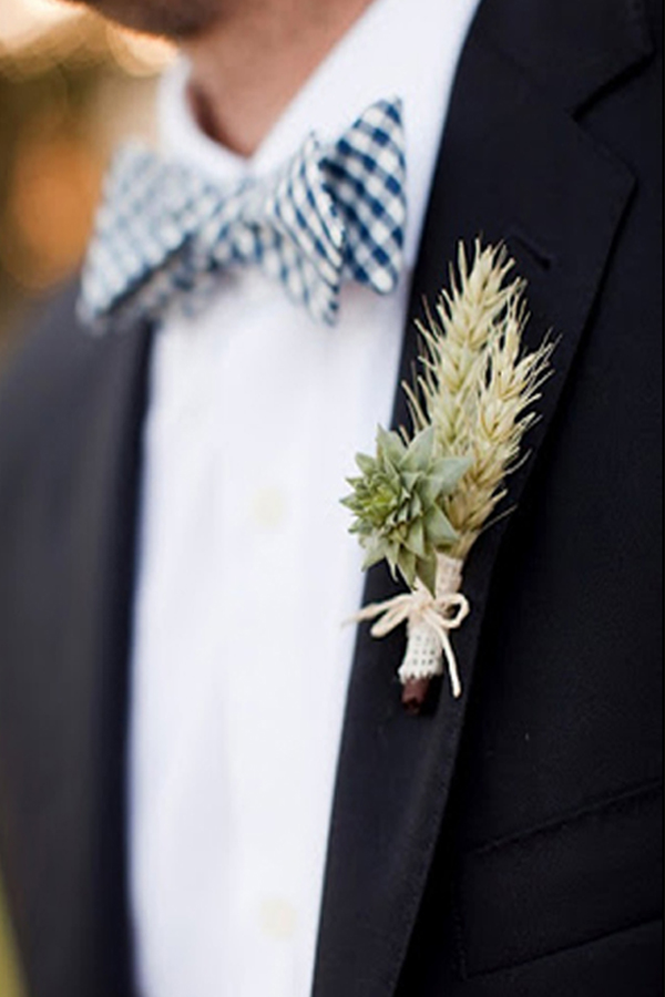 Wedding ideas - beautiful buttonholes