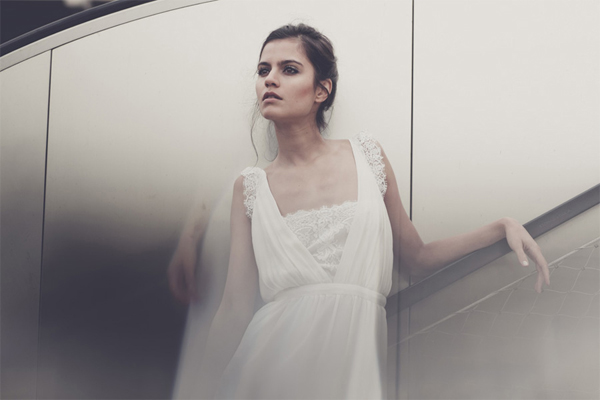 wedding dress lace Laure de Sagazan 2012 collection 