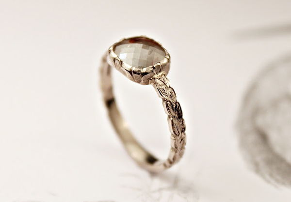 wedding ring and engagement ring ideas opaque diamond from rust