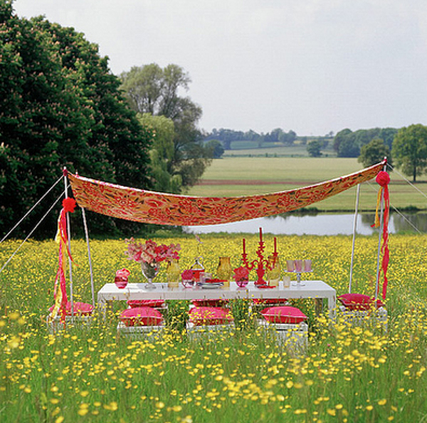 Wedding ideas - intimate garden party