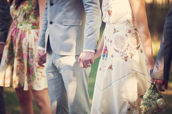 Wedding ideas - Vintage inspired eclectic English wedding