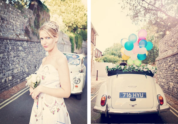 Wedding ideas - Vintage inspired eclectic English wedding