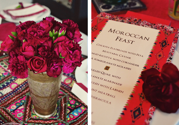 Wedding reception ideas - colourful Moroccan Evening