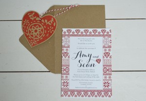 wedding invitations - christmas wedding stationery