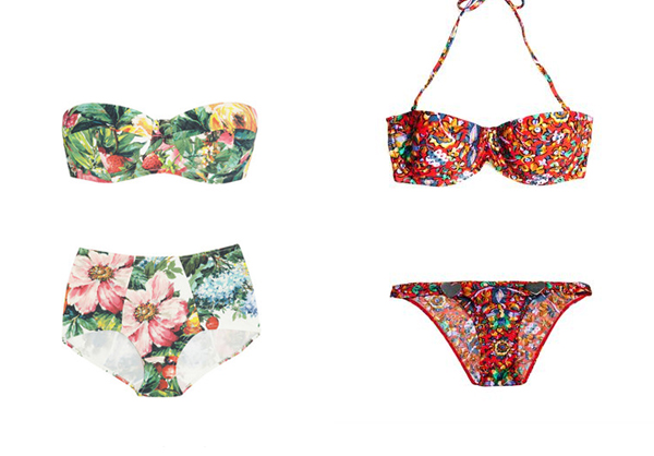 DOLCE & GABBANA and zimmerman bikinin 2013