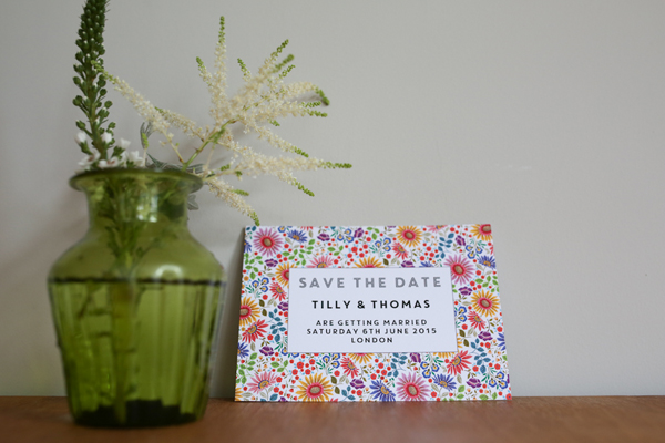 Lucy says I do_Bright Flowers Collection save the date invitation rsvp information card order of service place card seating plan table number menu