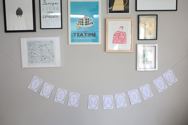 Lucy says I do Danish collection letter garland