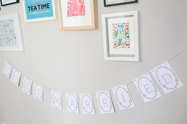 Lucy says I do Danish collection letter garland
