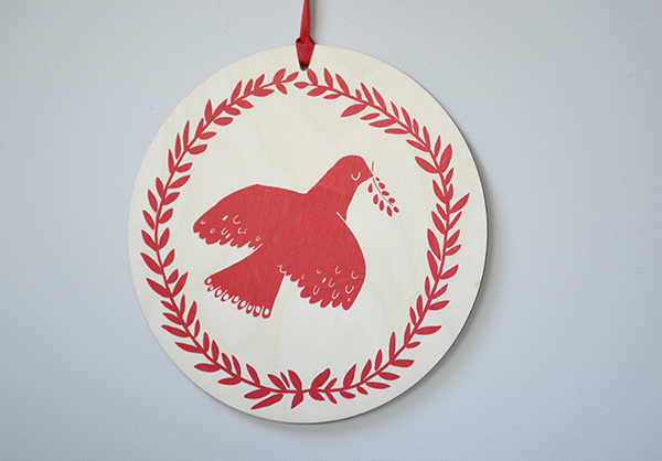Lucy says I do peace dove christmas decoration_post