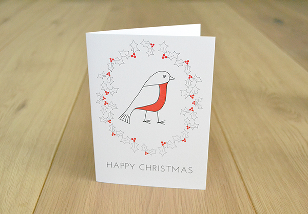 LucysaysIdo new Christmas card designs Robin 2014 https://lucysaysido.com/