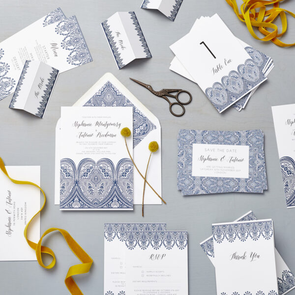 Lucy says I do indian summer wedding stationery