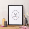 Lucy says I do art print LOVE you are STILL my favourite framed