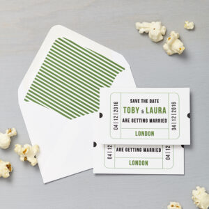 Lucy says I do save the date_cinema green