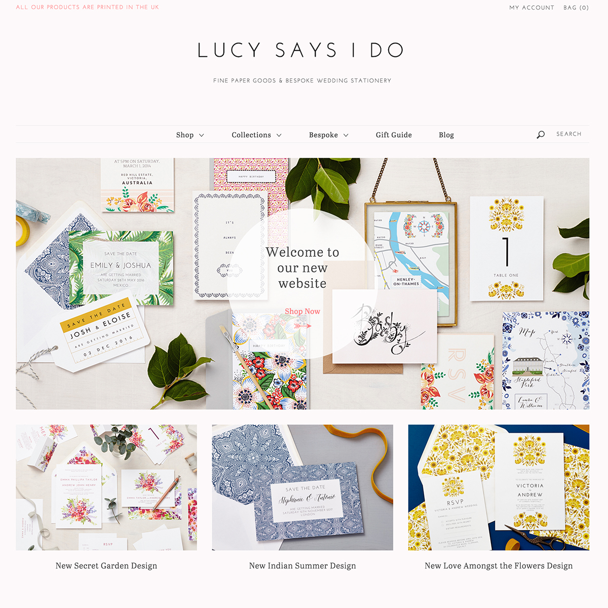 lucy says i do website screenshot