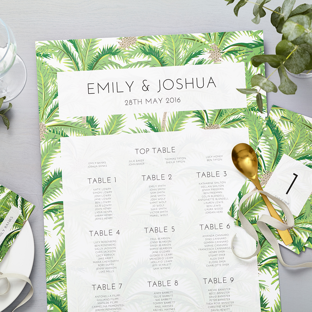 Lucy says I do tropical wedding stationery 