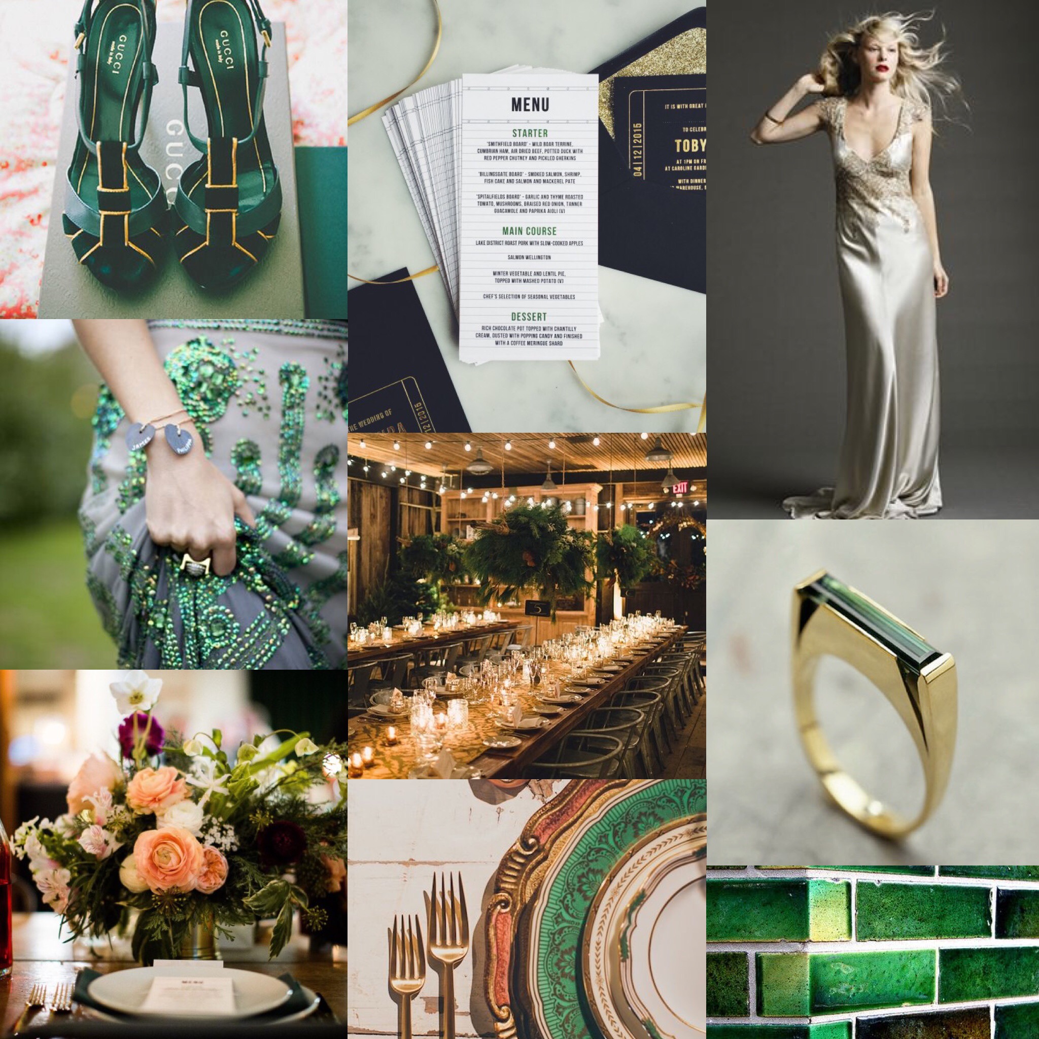 lucy says I do cinema wedding stationery collection inspiration board