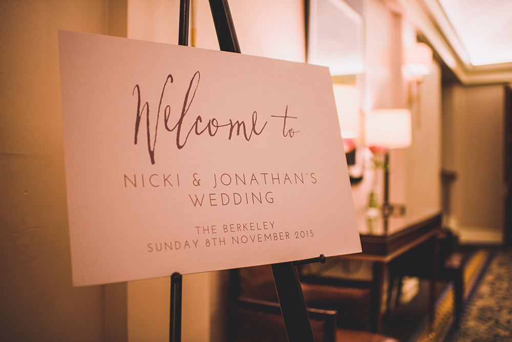 Nicki And Jonathan S London Wedding At The Berkeley Lucy Says I Do