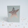 LSID christmas card copper foiled star
