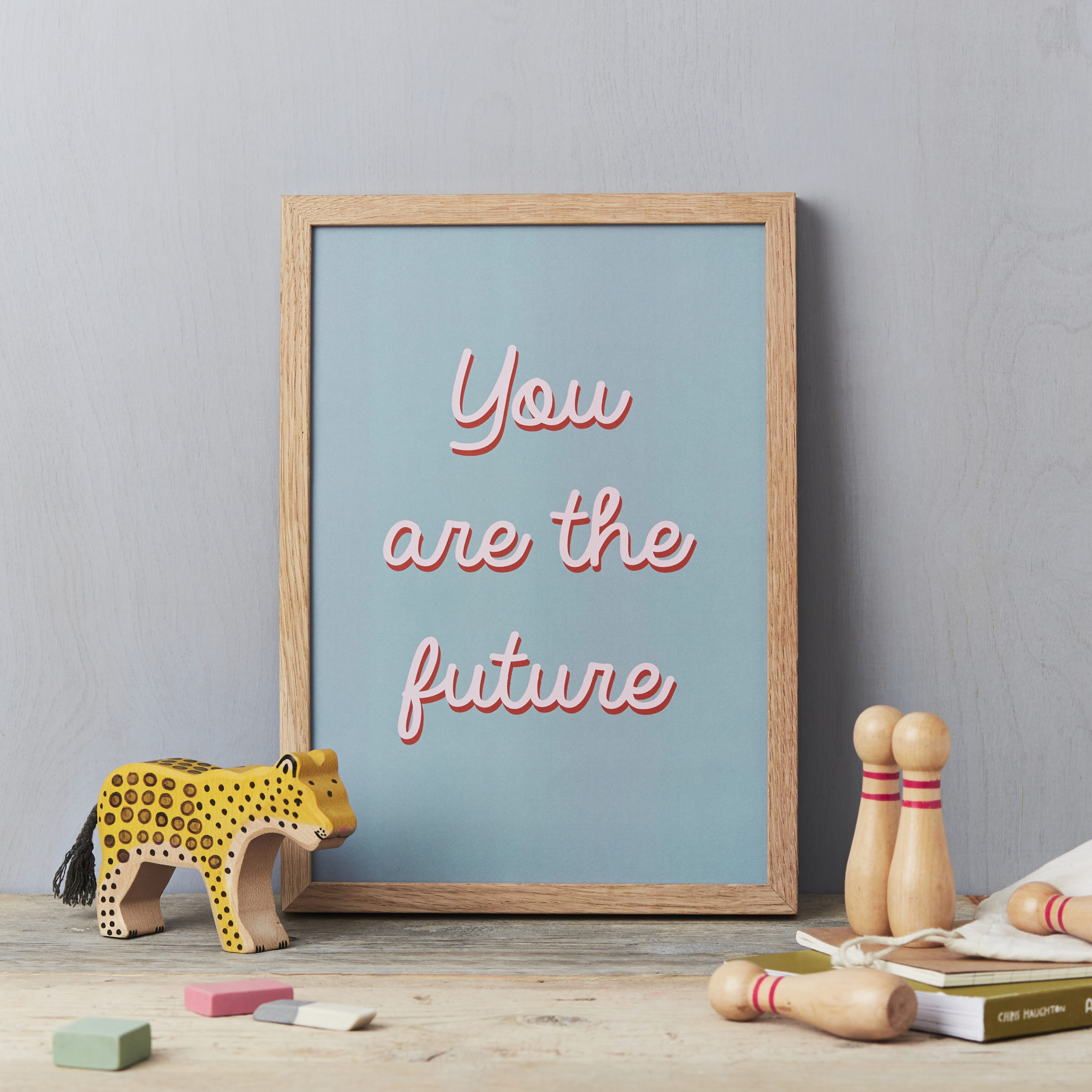 LSID-AP113 You are the future A4 PRINT - grey a