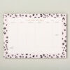 A4 Pink Leopard Print weekly planner WP100 50 pages notepad