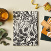 A5 Layflat notebook ruled journal botanical jungle cover OTA bound good for a leftie