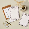 A5 desk notepad designs animal prints and spots stationery gift portland stone