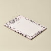 A5 desk notepad 50 pages recycled backing board soft pink leopard animal print