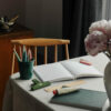 A5 layflat notebook journal quiet space to write your thoughts