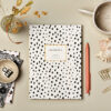 A5 notebook dalmatian spot cover design ruled pages portland stone styling