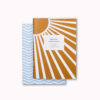 A6 mini softcover pocket notebook set sea Waves and holiday sunshine