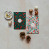 charity christmas card pack festive floral bright design