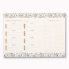 mini dalmatian animal print A4 weekly MEAL planner notepad