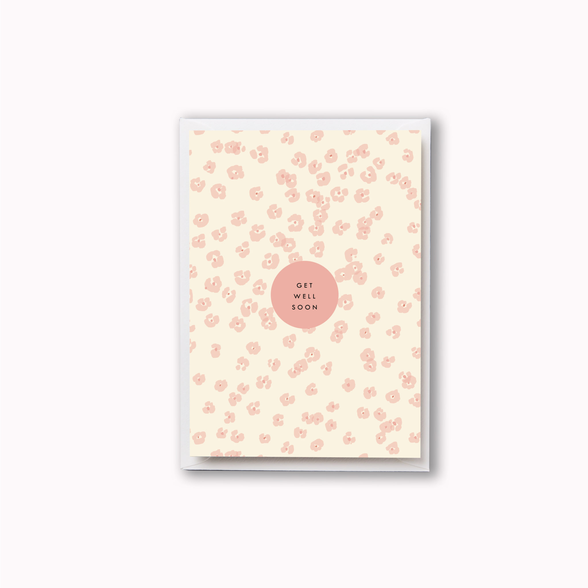 Get Well Soon Pink Flower Card - Lucy Says I Do