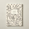 Beautiful Book Journal Reading Log botanical line drawing Cover design thoughtful keepsake gift