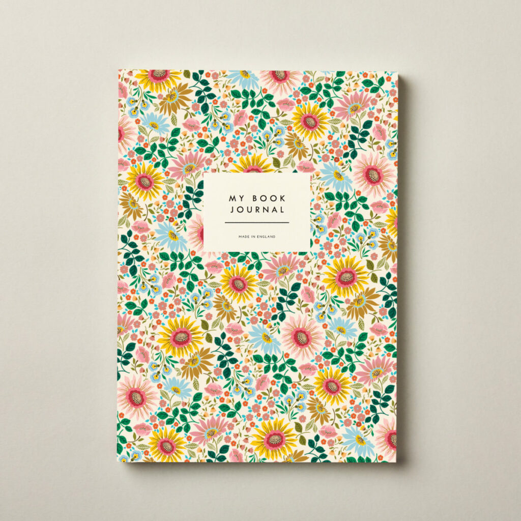 Book Journal - Bright Flowers Cover design - Lucy Says I Do