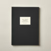 Beautiful Book Journal Reading Log black Cover design thoughtful keepsake gift