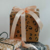 mustard-leopard-animal print gift-wrap wrapping paper