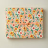 beautiful birthday gift wrap bright flowers wrapping paper