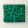 beautiful birthday gift wrap green jungle wrapping paper