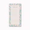 Jotter tick list notepad I love a list periwinkle on pink