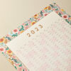 2023 year wall planner 50x70cm bright flowers
