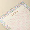 2023 year wall planner 50x70cm periwinkle