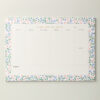 A4 weekly planner desk notepad time blocking periwinkle
