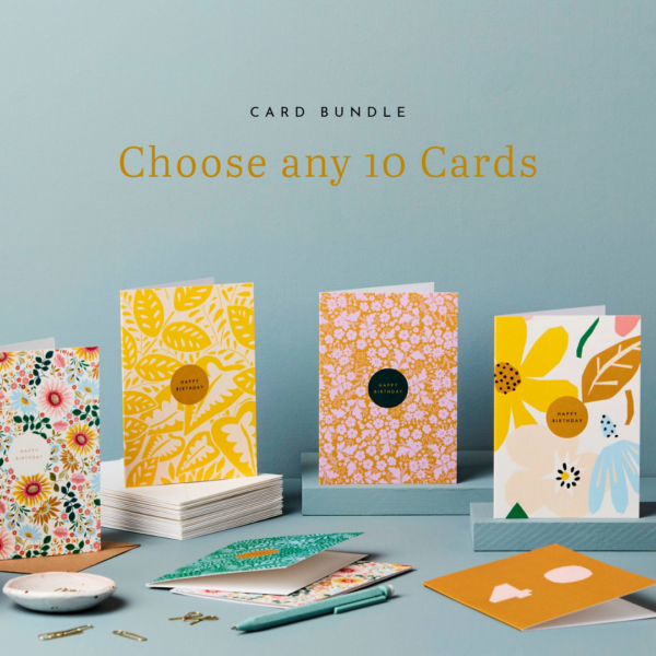 discount card bundle - selection of pretty patterned cards - you can choose the designs