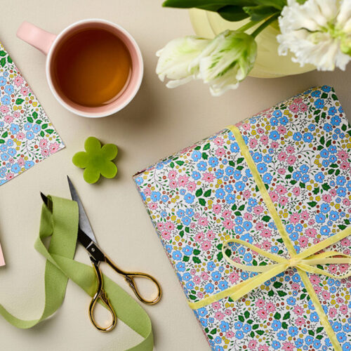 Luxury Spring Floral Wrapping Paper_front